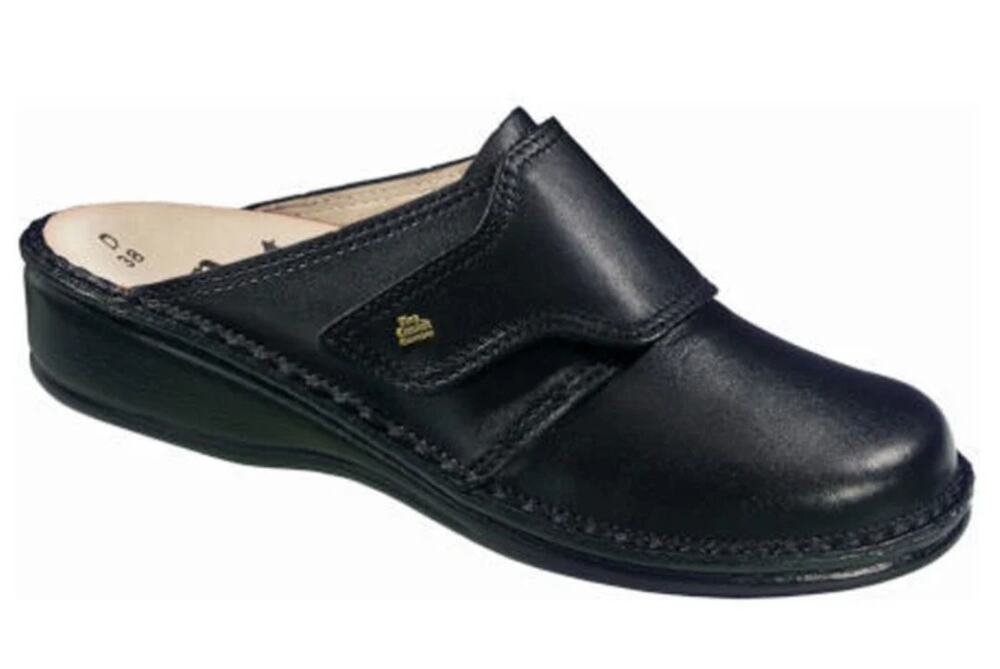 Finn Comfort Aussee Mule Black Clog Slide Sandals Shoes